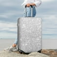 thumbnail image 6 of Picia Silver Glitter Luggage Protector Cover Thicken Suitcase Protector Cover Fit 18-32 Inch Luggage-Medium, 6 of 9