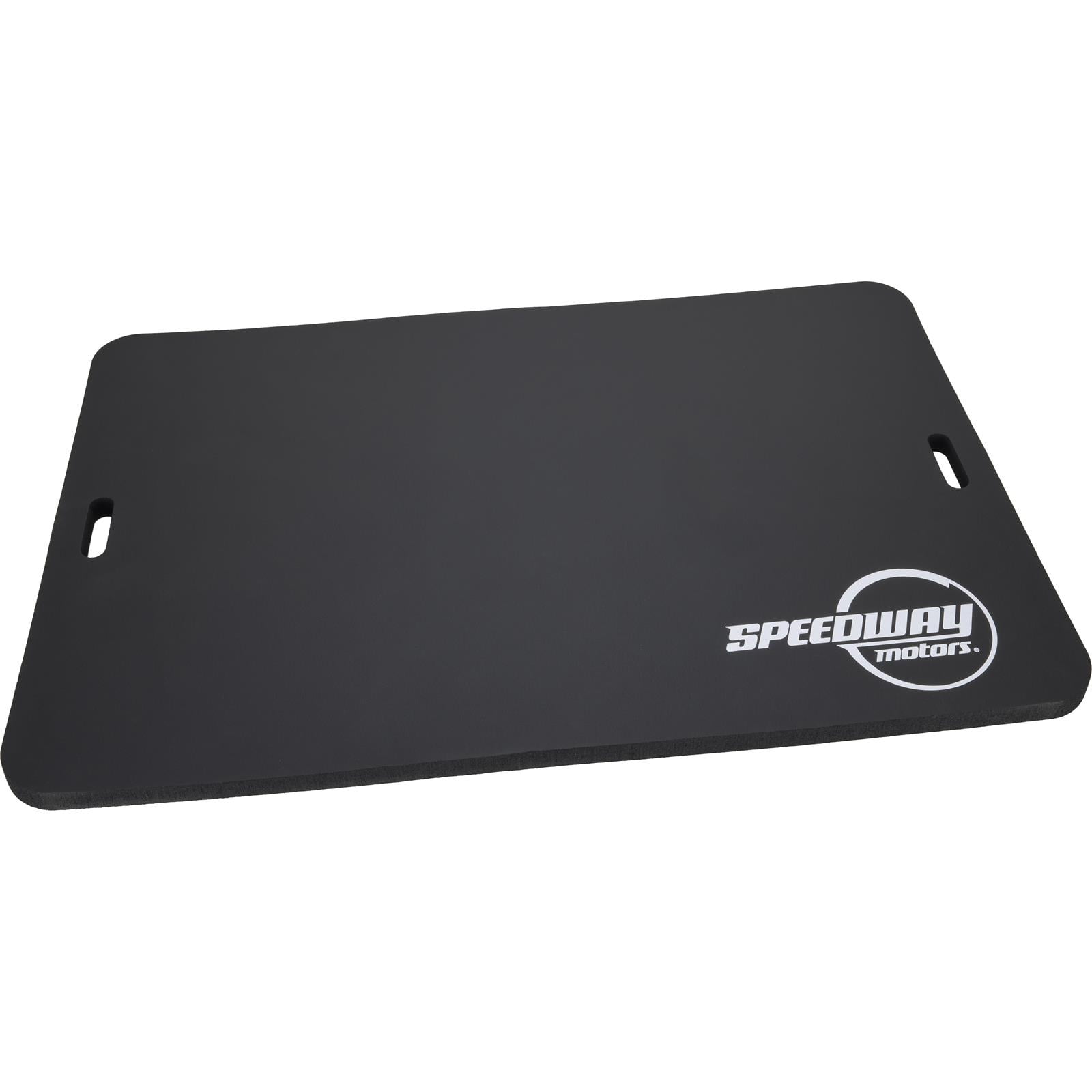 Speedway Motors Large Foam Work Mat and Kneeling Pad for Garage or Racing Pits, 46 x 30 x 1 Inch Thick Comfortable Mechanic Pad with Dual Carry Handles for Under-Vehicle Service