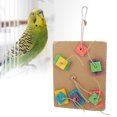 thumbnail image 4 of Hanging Bird Chew Toys, Safe And  Cardboard Chew Toy  Replacement For  For  Cardboard Gnawing M, 4 of 8