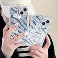 thumbnail image 2 of Water Ripple Large Blade Small Blade Mobile Phone Case Is Suitable For Apple IPhone14 13 12 11 Plus Pro Max, 2 of 4
