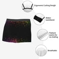 thumbnail image 3 of Yiaed Colorful Sparkling Print Men's Soft Cotton Boxer Shorts Breathable Boxers Underwear Moisture-Wicking Underwear Stretch Boxer Briefs for Man-XX-Large, 3 of 5