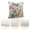 thumbnail image 4 of Qinduosi Spring Pillow Covers Inch Set of , Watercolor Butterfly Flower Decor Farmhouse Throw Pillows Spring Decorations Floral Pillowcase Square Outdoor Cushion Case for, 4 of 5