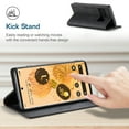 thumbnail image 3 of Wallet Case for Google Pixel 6 Pro 2021, Flip PU Leather Cover with Card Holder Magnetic Closure Folio Kickstand Shockproof Protective Phone Case Cover for Google Pixel 6 Pro 2021,Black, 3 of 10