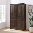 thumbnail image 2 of Crosley Furniture Stanton Ensemble de Rangement de Cuisine en Bois - Café (Ensemble de 2), 2 of 14