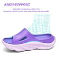 thumbnail image 2 of Womens Mens Recovery Slides with Comfortable Plantar Fasciitis Arch Support Ladies Orthotic Open Toe Unisex Orthotic Walking Thick Cushion Sport Sandals Reduces Stress on Feet, 2 of 5