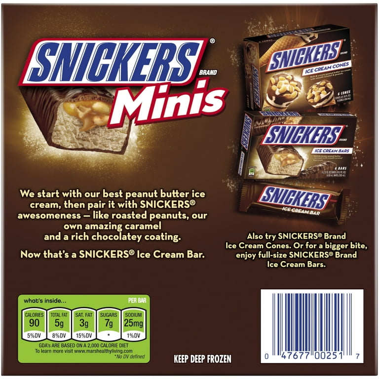 Snickers Mini's Ice Cream Bars