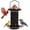 BROWN, variant on Happy Wings Metal Mesh Tube Bird Feeder for Outdoor Hanging, Premium Seed Feeder with 360-degree Perch, Durable Garden Wild Bird Feeder -Brown