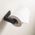 thumbnail image 3 of Wall Mount Bathroom Toilet Paper Holder in Matte Black - 5.7-in L x 2.99-in W x 157-in H, 3 of 5