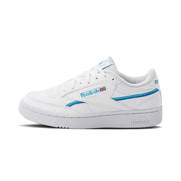 REEBOK MENS Club C 85 Vegan "White Digital Blue" GZ0916 from Stadium Goods