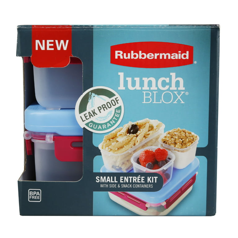 Rubbermaid Set Meal Prep Storage Containers Aqua Teal Kitchen Decor  Accessories