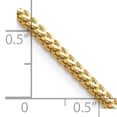 thumbnail image 5 of 14k Yellow Gold Polished 2.00mm Franco Chain, 5 of 5