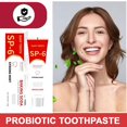 thumbnail image 3 of Pasta de dientes blanqueadora probiótica SP-6, pasta de dientes blanqueadora, blanqueadora y eliminadora de manchas, enzima de aliento fresco SP6, 120g, 3 of 5