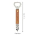 thumbnail image 3 of BNNG Handheld Beer Cap Opener, Portable Beer Cap Opener, Bottle Punch Can Opener Stainless Steel Beer Bottle Opener Punch Bottle Opener with Wood Handle for Kitchen Miscellaneous Items, 3 of 4