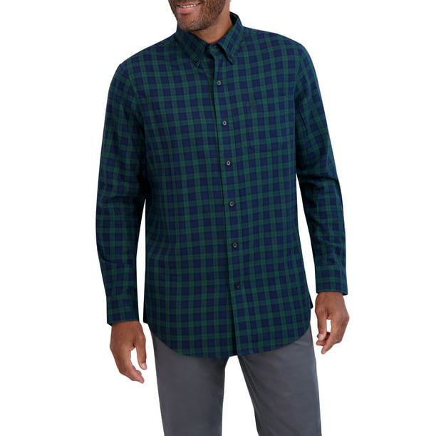Chaps Men's Brushed Cotton Long Sleeve Woven Shirt - Sizes XS up to 4XB ...