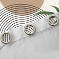 thumbnail image 4 of Homewish Geometric Stripes Circle Black Out Curtains for Female Men Teens,Vintage Aesthetic Curtains Pack of 2 (42x63 Each),Botanical Plants Leaves Bedroom Curtains,Breathable Home Decor, 4 of 6
