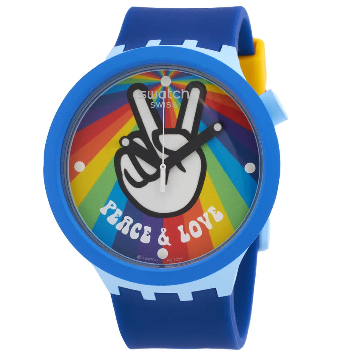 Swatch Skinsnow White Silicone Skin Unisex Watch SVUW101
