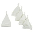 thumbnail image 1 of Bonnet Noué pour Bébé, Blanc - Lot de 5, 1 of 1