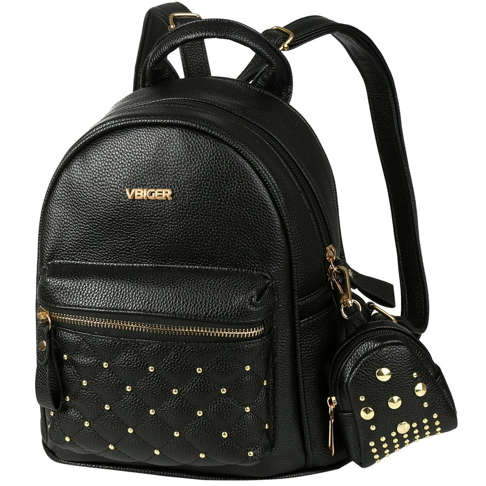 Vbiger Vbiger Women Backpack 2 in 1 PU Leather Shoulders Bag Chic