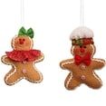 thumbnail image 2 of De Gingerman Colgador De Árbol De Navidad Árbol De Navidad Gingerman Doll Colgante Para Colgar En La Ventana Bolsos Y Automóviles Speravity HA047083-02, 2 of 6