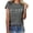 Grey, variant on QHWAUAKFBN T Shirts For Women Loose Fit ' Summer Cute Printed Glass Colored Short Sleeved Tshirts Top