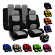thumbnail image 2 of Fundas De Asiento  Universales Comfort Car Covers 9 Piezas Malubero Gris, 2 of 5