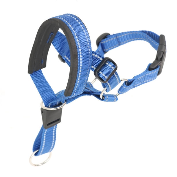 Cabeza de perro con correa de seguridad - Evita tirones pesados de la correa - Collar acolchado para perros pequeños, medianos y grandes - Cabeza