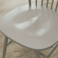 thumbnail image 5 of Pemberly Row Solid Wood Spindle Back Dining Chair in Gray (Set of 2), 5 of 6