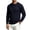 H16 Navy, variant on SJLDQY Men's Henley Shirts Long Sleeve Button T-Shirts Ribbed Texture Knit Tees Fall Winter Casual Loose Tops