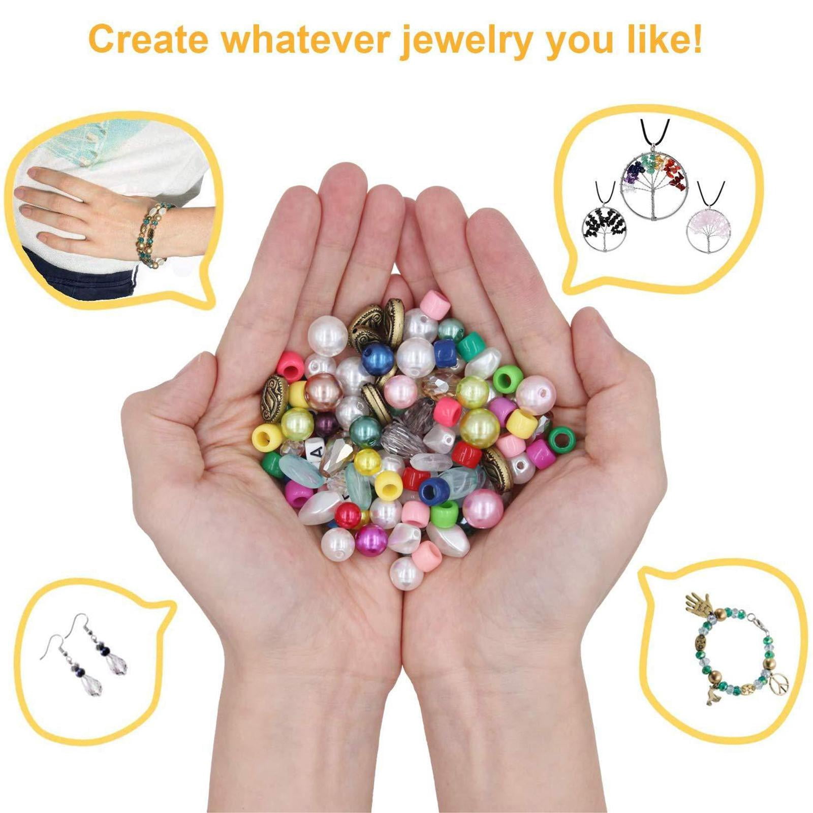 FVDPWYE 1171 Pieces Jewelry Making Supplies Includes Findings of Bead DIY Jewelry Pliers