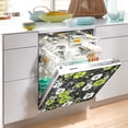 thumbnail image 2 of Yayeee Magnetic Dishwasher Cover for The Front Decoration Home Kitchen Machine Sticker Protector, White Flower Pattern, 2 of 6