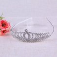 thumbnail image 1 of Corona de cristal para novia Tocado en forma de corazón Romático Elegante Joyería de lujo Tmvgtek Para estrenar, 1 of 6