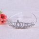 thumbnail image 1 of Corona de cristal para novia Tocado en forma de corazón Romático Elegante Joyería de lujo Tmvgtek Para estrenar, 1 of 6