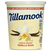 Tillamook Vanilla Bean Low Fat Yogurt, Blended, 32 oz Tub