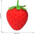 thumbnail image 2 of Strawberry Squishy Toys, Giant Fruit Squeeze Stress Balls, Fun Gag Gift & Party Favours, 2 of 8