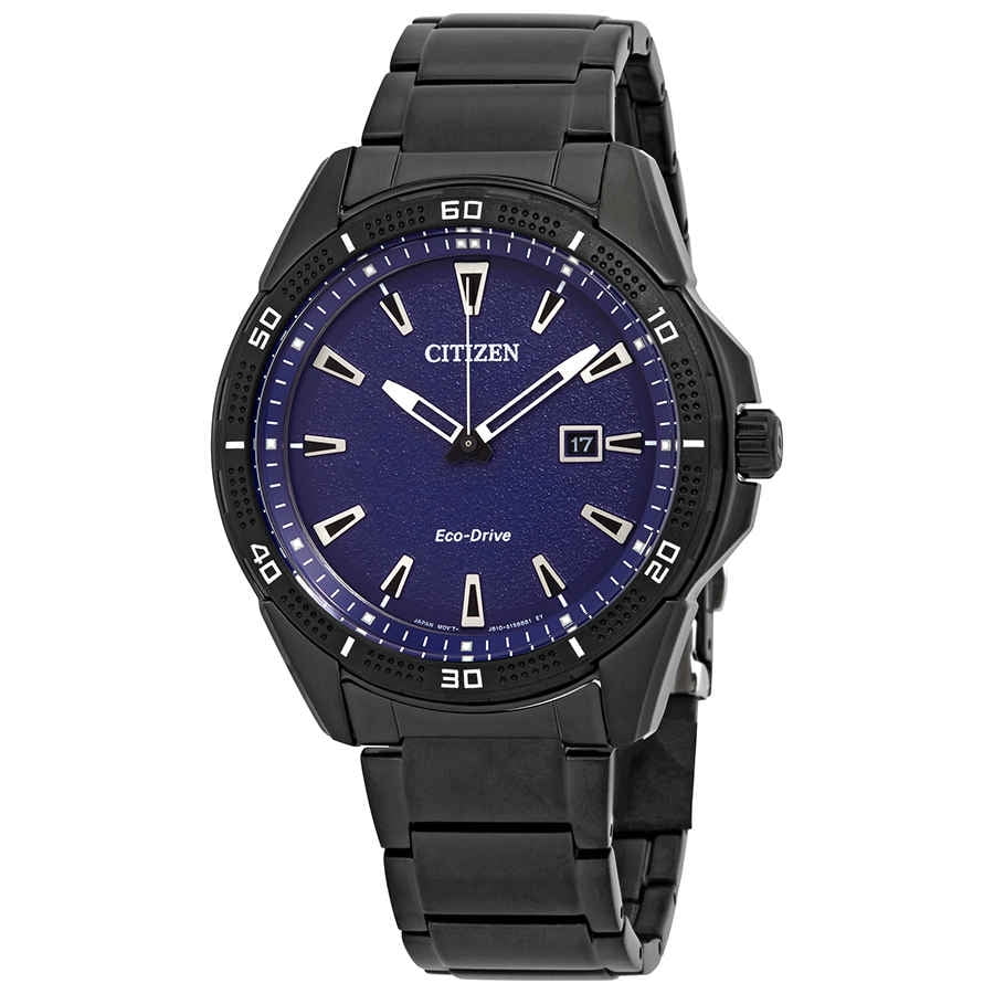 citizen eco drive blue dial chronograph