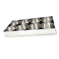 thumbnail image 1 of Copas de acero inoxidable para , recipientes para con bandeja organizadora para salsas, , especias, mermedas, sals 8 macetas Soledad Macetas de condimentos, 1 of 10
