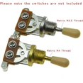 thumbnail image 4 of White 20Pcs Metric M3.5/ Guitar 3 Way Toggle Switch Tip Switch Knobs Guitar Switch Cap, 4 of 7
