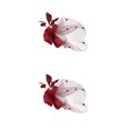thumbnail image 2 of Accesorios para el cabello Qarigey de moda Clips de garra de encaje Vino rojo 2Conjunto, 2 of 6