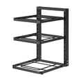 thumbnail image 1 of Pot Storage Rack Multilayer Thicken Strong Bearing Round Corner Pot Organizer for Kitchen Three Layers/43x27x23cm, 1 of 6