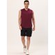 thumbnail image 3 of Camiseta sin mangas con capucha Lars Amadeus para hombre rojo L, 3 of 6
