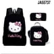 thumbnail image 1 of New cartoon Hello Kitty school bag three-piece set for primary and secondary school students, 1 of 1