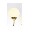 thumbnail image 4 of Living District Nyomi 42" 4-Light Metal/Glass Chandelier in Satin Gold/White, 4 of 8