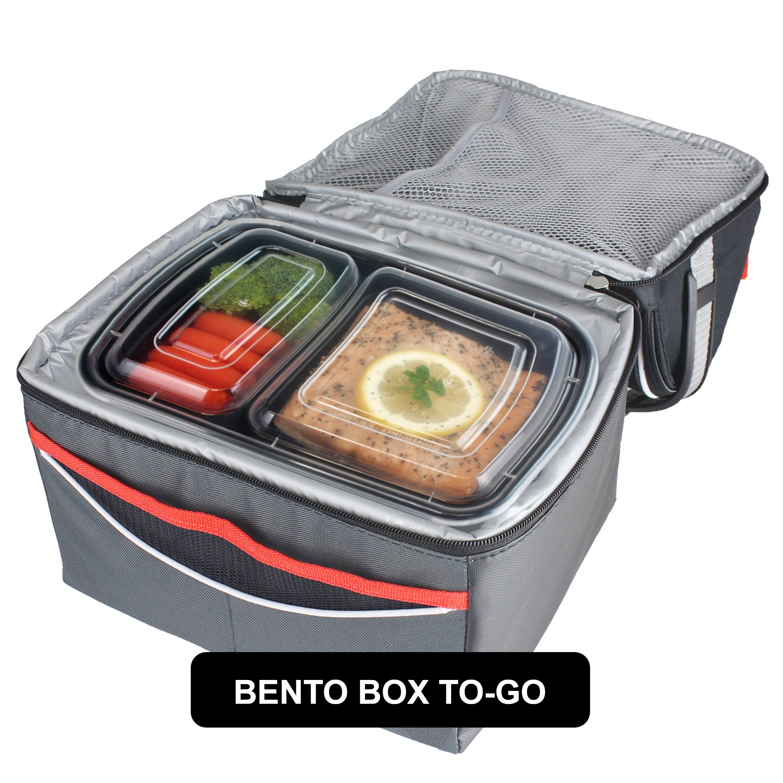OTOR Bento box Meal Prep Containers with Clear Airtight Lids 17oz Lunch  Boxes Deli Container take away food storage Two-color process 25 Sets