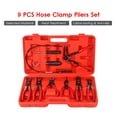 thumbnail image 2 of 9 PCS Fil Flexible Longue Portée Pince Pinces Kit Détachant de Tuyau d'Automobile Fuel Oil Water Séparation Pivotant Angle Plat Collier Pinces à Clic-R Réparation Automobile, 2 of 7