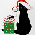 thumbnail image 2 of CafePress - Santa Cat & Mouse - Adjustable Unisex Printed Trucker Hat with Mesh Back, 2 of 8