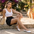 thumbnail image 5 of Cushionaire Maki Tabi Flats for Women, Split Toe Ballet Flats with Flexible Sole and Cushioned Footbed, 5 of 18