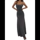 thumbnail image 3 of Vestido Básico de Estar por Casa para Mujer, Elegante, Sin Mangas, con Espalda Descubierta, Acanalado, Ajustado y Maxivestido. Gris Oscuro XL, 3 of 10