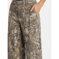 thumbnail image 5 of No Boundaries Wide Leg Cargo Pants, 31.5" Inseam, Women's and Women's Plus XXS-4X, 5 of 5