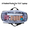 thumbnail image 3 of Bolso Tote para Enfermera Trunab con Funda Acolchada para Laptop de 15.6" Gris, 3 of 7