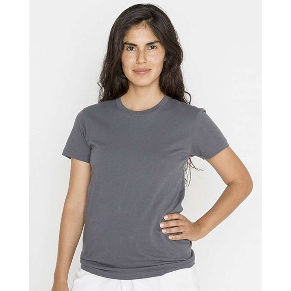 Los Angeles Apparel USA-Made Women�'s Fine Jersey T-Shirt